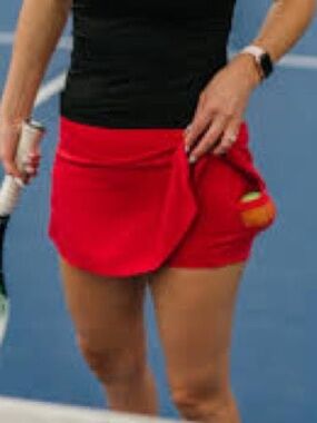 ZYIA Red Grand Slam Skort